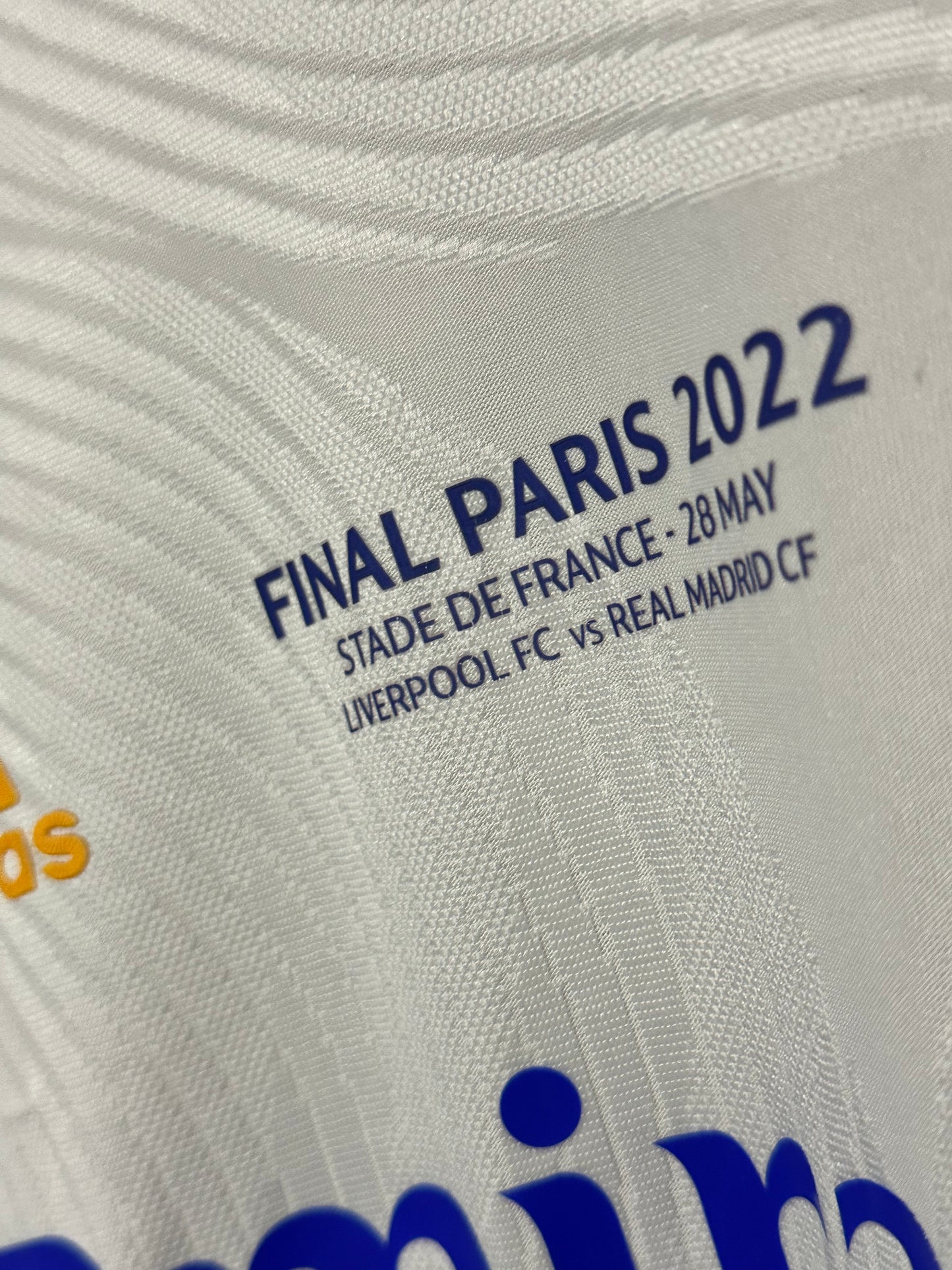 Real Madrid 21/22 Vincius UCL Final jersey