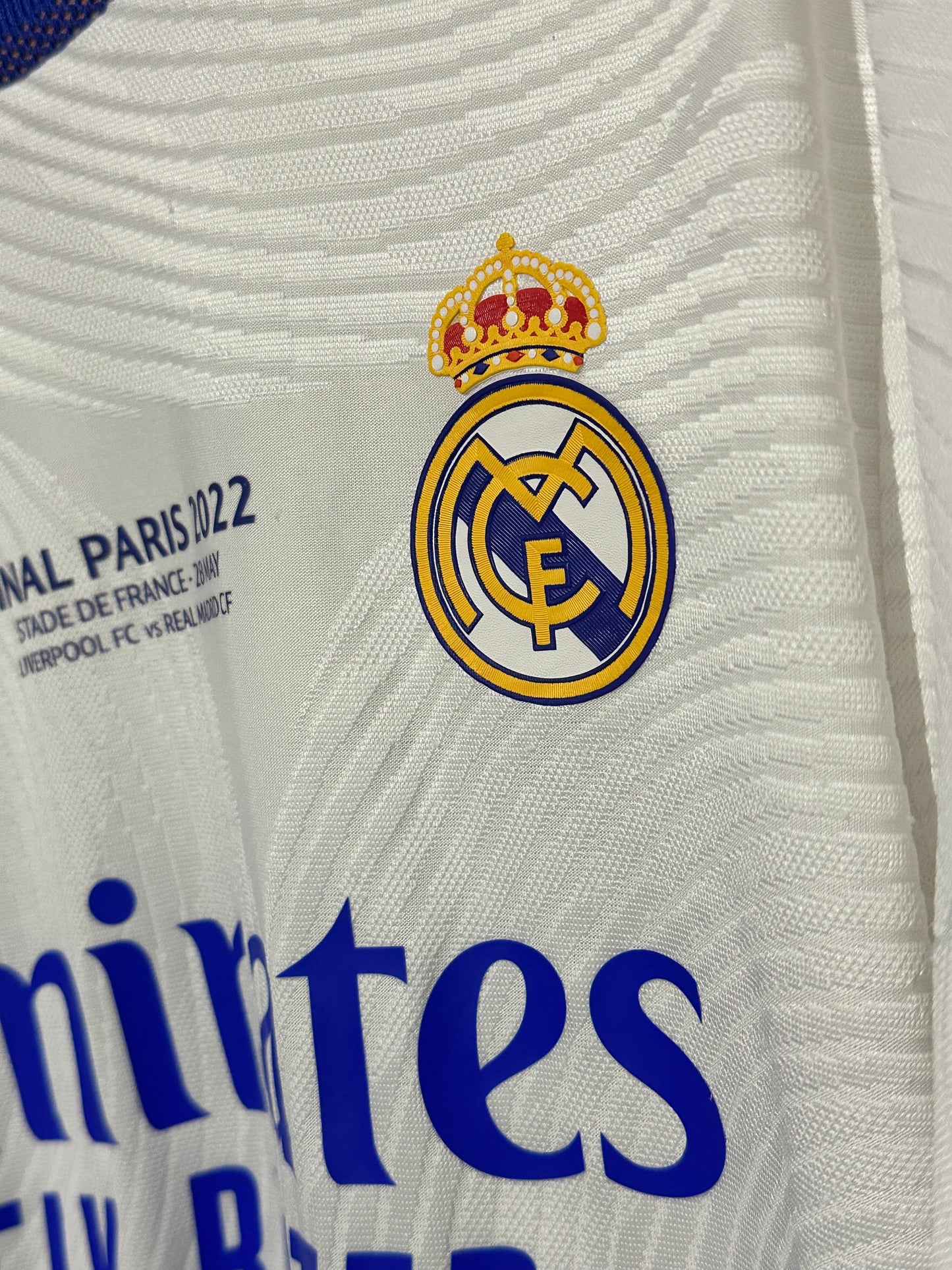 Real Madrid 21/22 Vincius UCL Final jersey